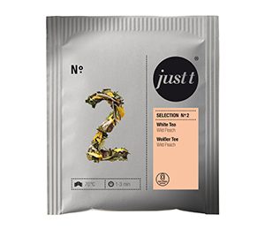 Just-t White tea wild peach (1 gr) Double Chamber Bag 25 CT