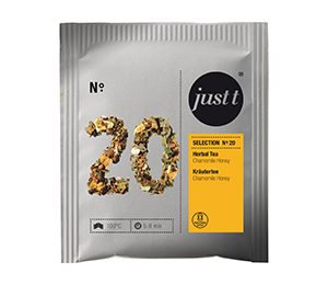 Just-t Herbal Tea Chamomile honey (2 grs) Double Chamber Bag 25 CT