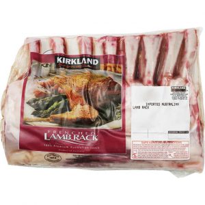 Kirkland Sig. Lamb Rib Frenched RST. Australian - About 1.75 Lbs