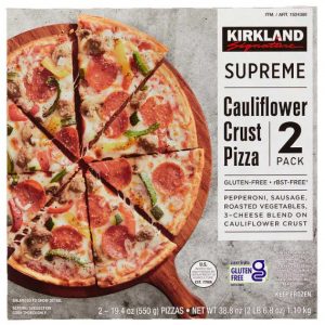 Kirkland Signature Cauliflower Crust Pizza, Supreme, 2-count