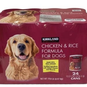 Kirkland Signature Chicken & Rice Formula Dog Food, 13.2 Ounce (24 Count)