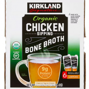 Kirkland Signature Organic Chicken Bone Broth 32 fl oz, 6 ct