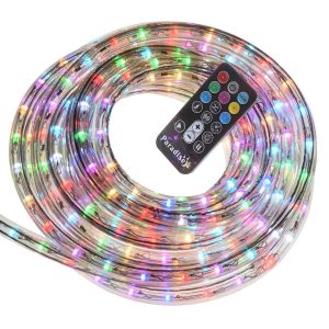 LED Color Changing 18 ft Rope Light with Remote