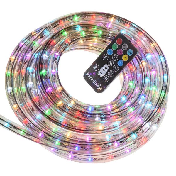LED Color Changing 18 ft Rope Light with Remote