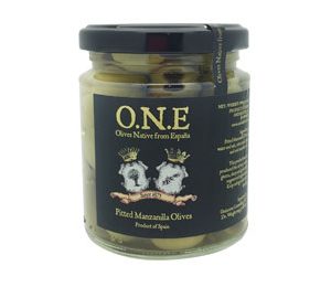O.N.E Pitted Manzanilla Olives 7oz