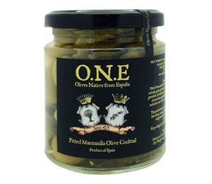 O.N.E Pitted Manzanilla Olives Cocktail 7.7oz
