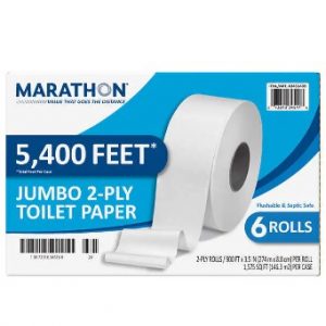 Marathon Jumbo Roll Bath Tissue 1883 SQ FT