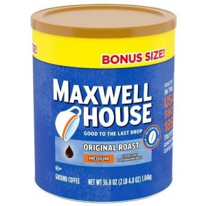 Maxwell House Coffee, Ground, Medium, Original Roast 30.6 oz (1 lb 14.6 oz) 867 g