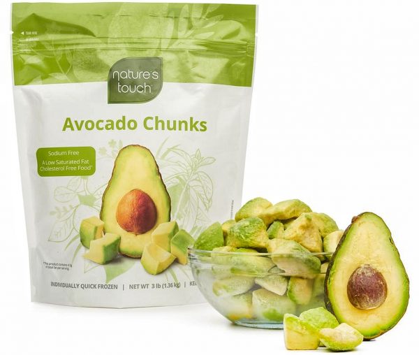 Natures Touch Avocado Chunks, 3 Lb