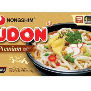 Nongshim Udon Noodle Soup Bowl, 9.73 oz, 6 ct