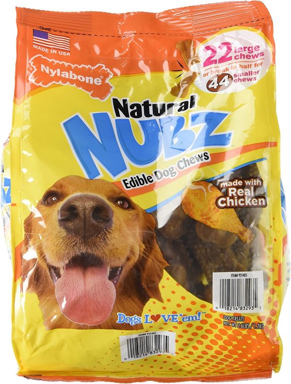 Nylabone Bunz Dog Chew 22 ct 2.6 lb