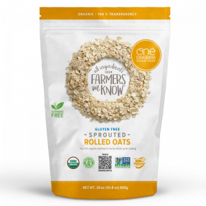 One Degree Organic Sprouted Rolled Oats 80 oz