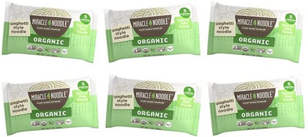 Organic Miracle Noodle Plant Based Noodle Spaghetti Style 6/7 oz