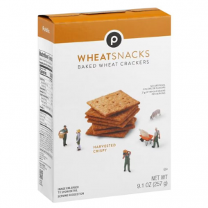 Publix Crackers, Wheat Snacks 8.5 oz