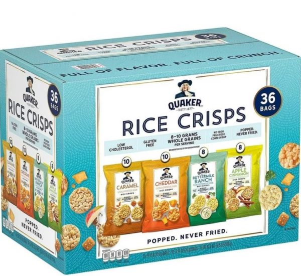 Quaker Rice Crisps 36 ct