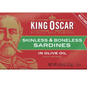 King Oscar Sardines, Skinless & Boneless In Olive Oil 4.38 oz