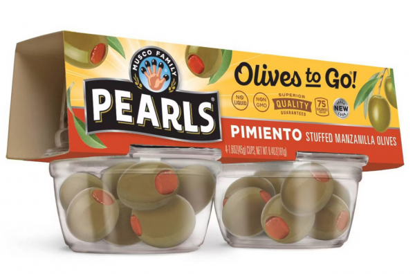Pearls Olives-to-Go Pimiento Stuffed Olives - 4ct
