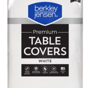 Berkley Jensen White Tablecover, 6 ct.