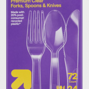 Up & Up Premium Plastic Forks, Spoons and Knives - 72ct