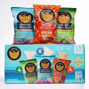 Siete Grain Free Variety Pack Tortilla Chips 14/1 oz