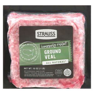 Strauss Ground Veal 16 oz