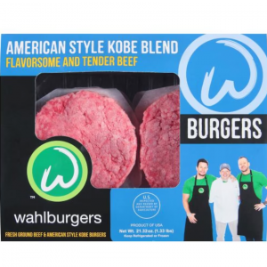 Wahlburgers Burgers, American Style Kobe Blend 21.32 oz or 1.33 lbs