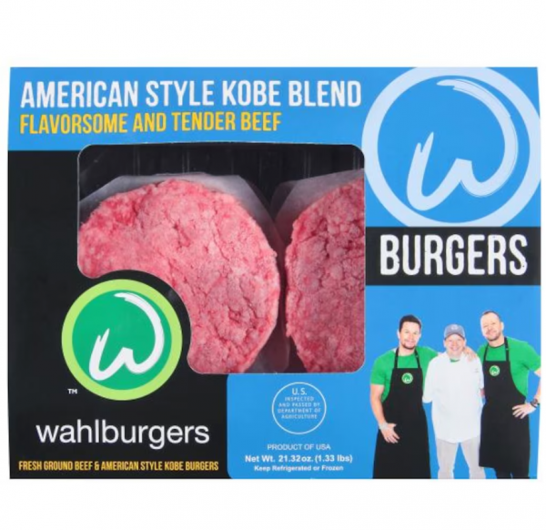 Wahlburgers Burgers, American Style Kobe Blend 21.32 oz or 1.33 lbs