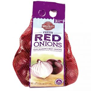 Wellsley Farms Red Onions, 3 lbs.
