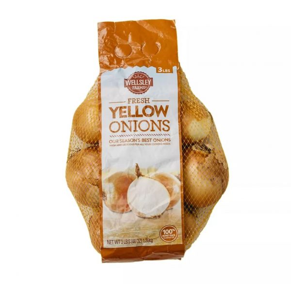 Wellsley Farms Yellow Onions, 3 lbs.