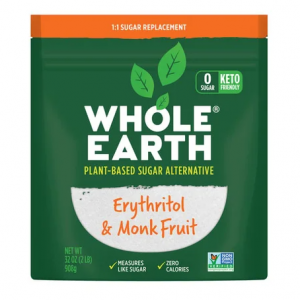 Whole Earth Erythritol and Monk Fruit 2 lb