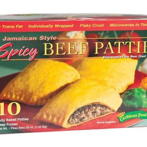Caribbean Food Delights Jamaican Style Spicy Beef Patties, 5 oz, 10 ct