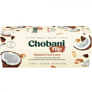 Chobani Flip Almond Coco Loco Low Fat Greek Yogurt - 4ct/4.5oz Cups