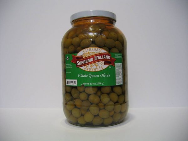 Supremo Italiano Whole Queen Olives 80oz