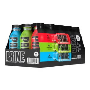Prime Hydration Drink, Variety Pack, 16.9 fl oz, 15 Pack