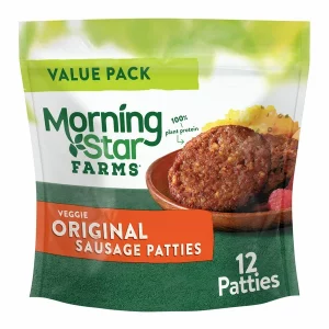 Morning Star Farms Frozen Meatless Sausage Patties Original - 12 Ct