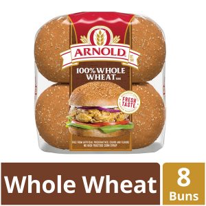 Arnold Whole Wheat Burger Buns - 8 Pack