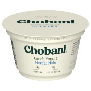 Chobani Non-fat Plain Greek Yogurt 5.3 oz