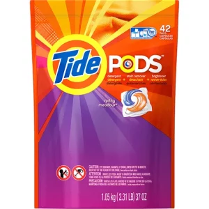 Tide PODS Spring Meadow Scent - 42 CT